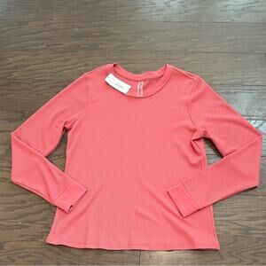 OUTDOOR VOICES Fasttrack Waffle Longseleeve In Desert Rose Size XL NEW